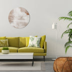 BLUSH SERENITY Round Wall Art