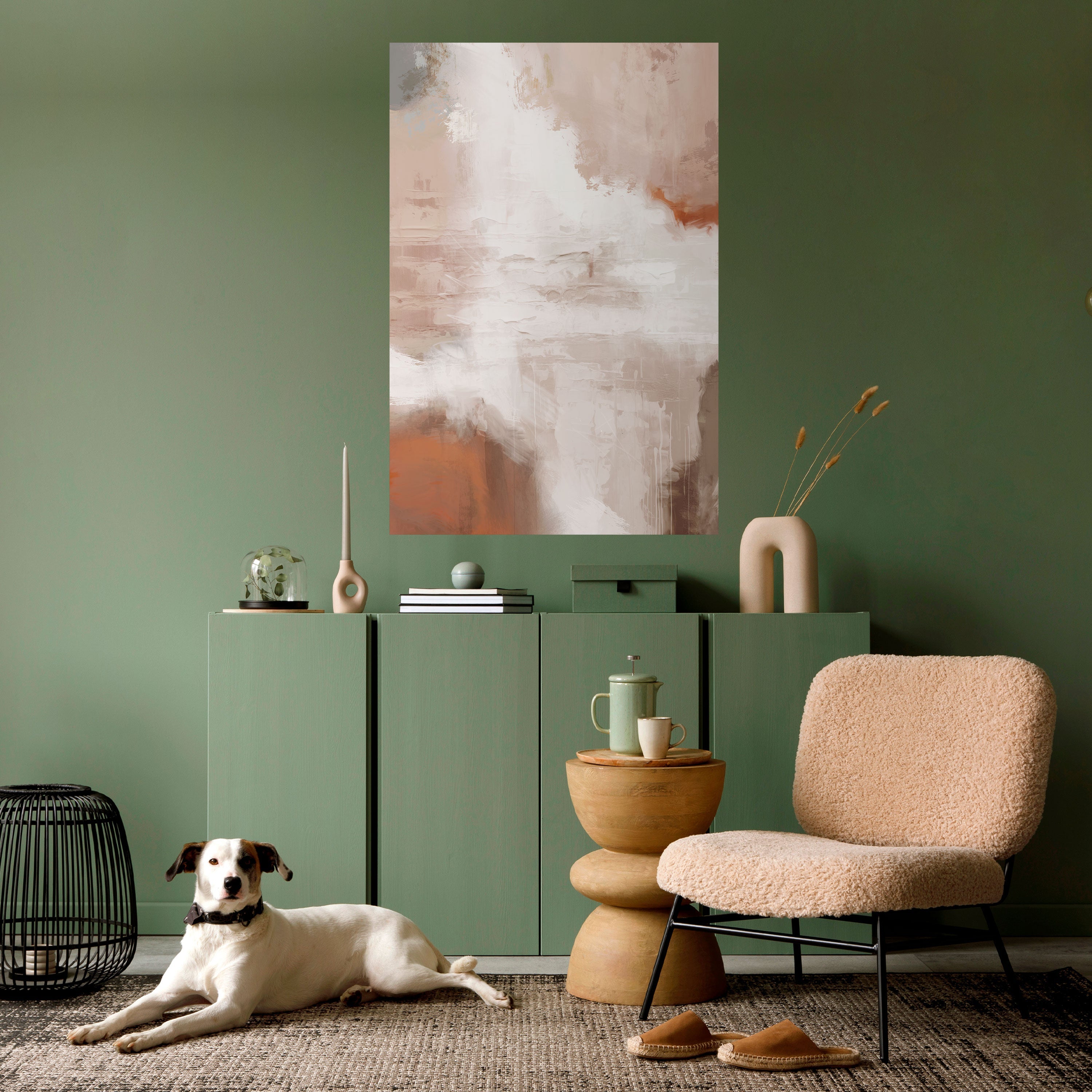 BLUSH SERENITY Poster Vertical Autocolante