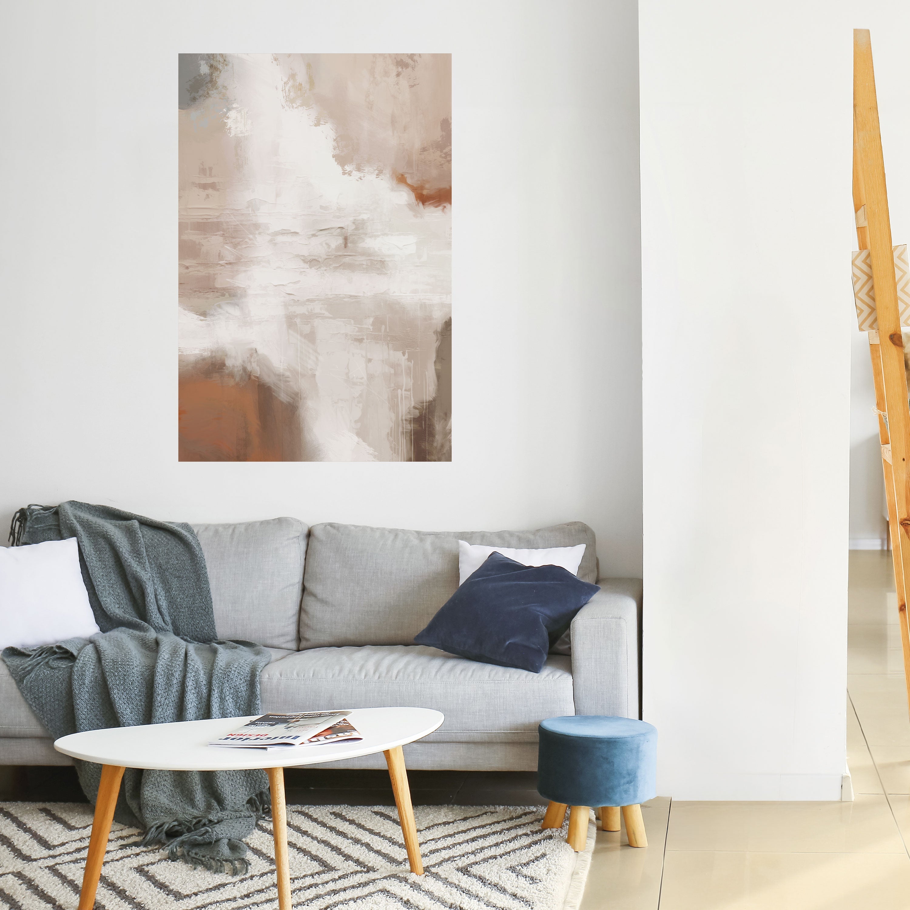 BLUSH SERENITY Poster Vertical Autocolante