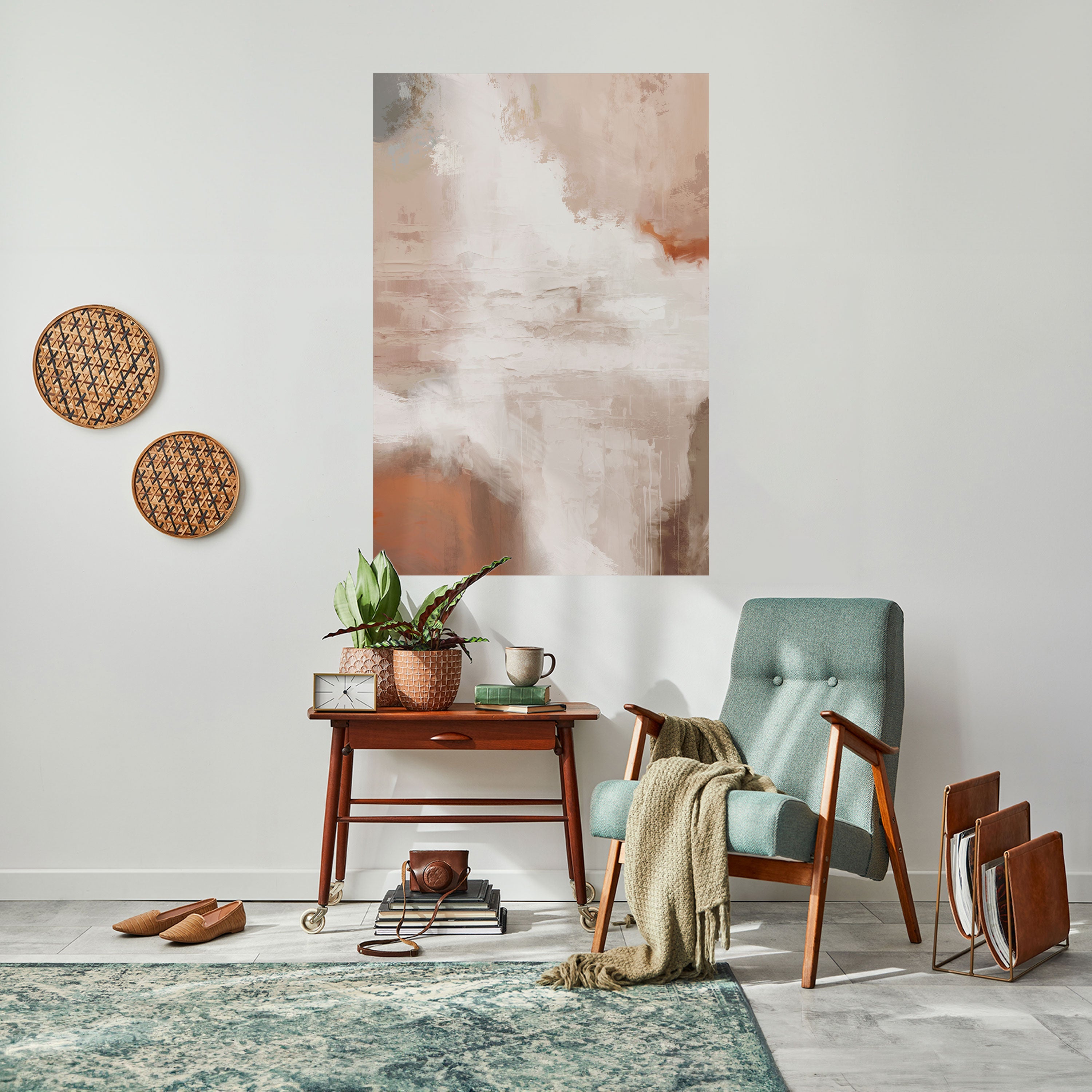 BLUSH SERENITY Poster Vertical Autocolante