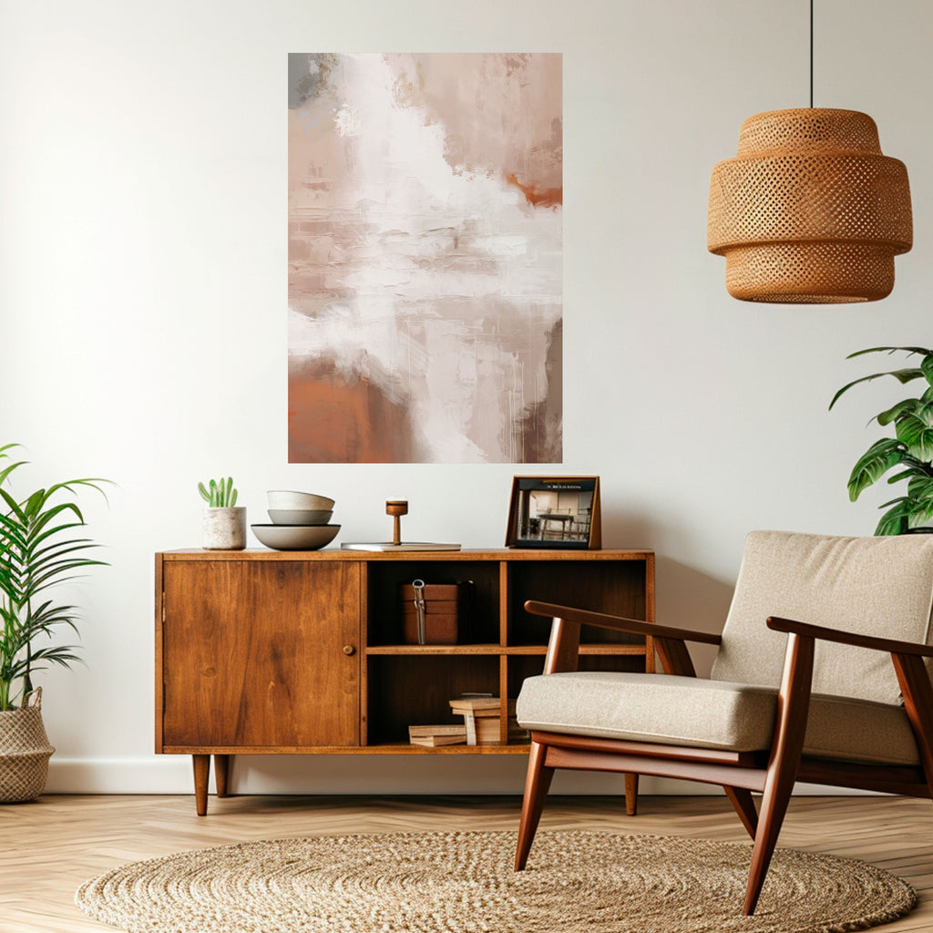 BLUSH SERENITY Poster Vertical Autocolante