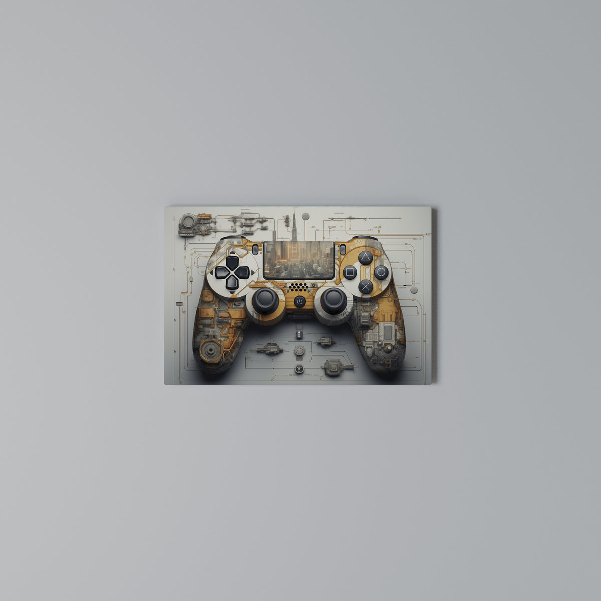 CYBER CHRONICLES PAD Horizontal Canvas Print