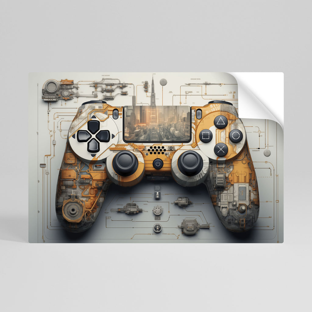 CYBER CHRONICLES PAD Peel and Stick Horizontal Poster