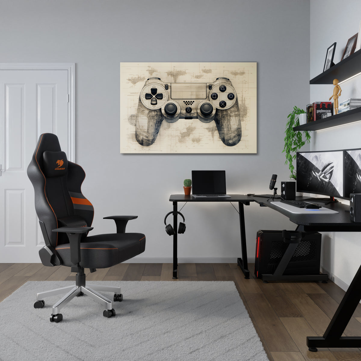 QUANTUM QUEST PAD Horizontal Canvas Print