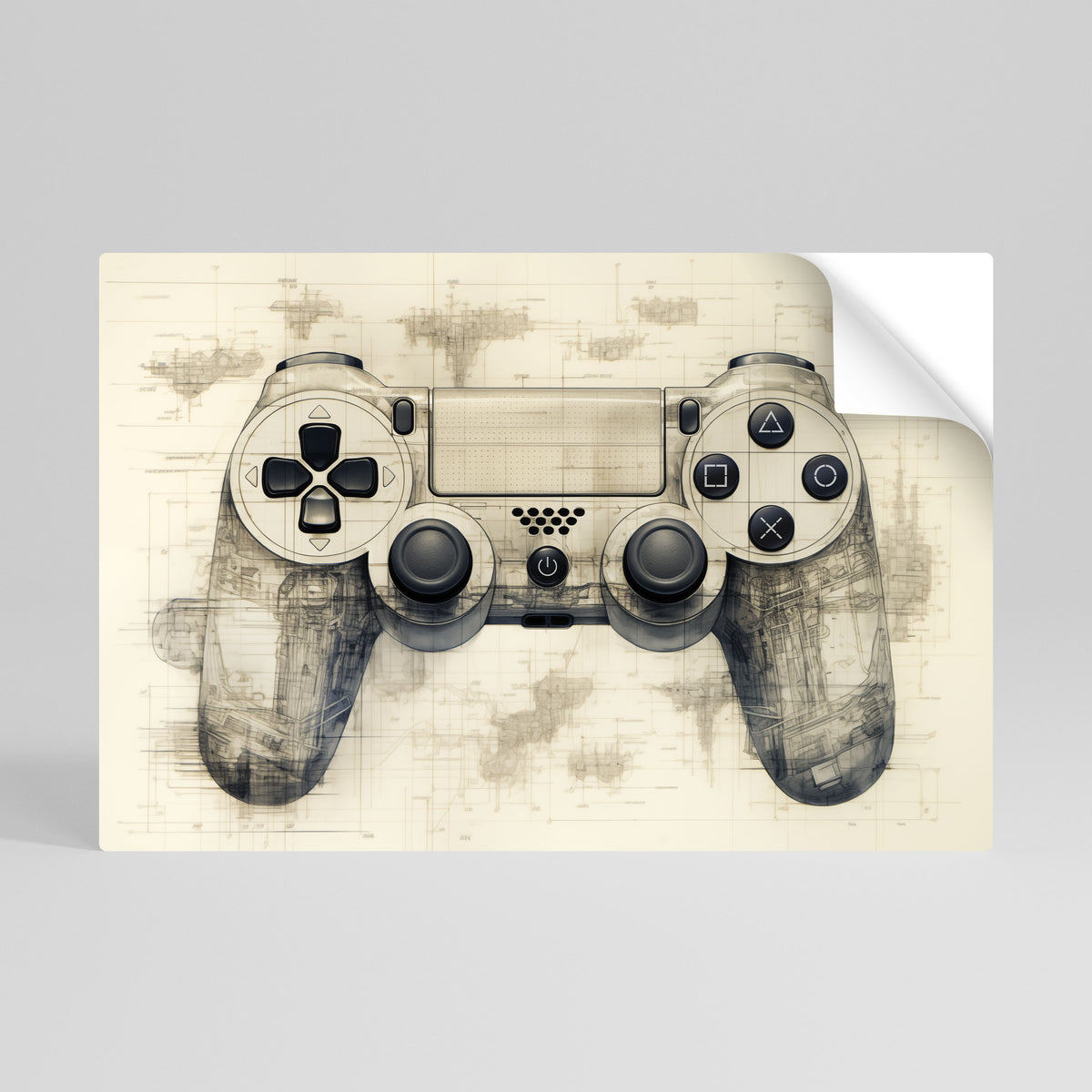 QUANTUM QUEST PAD Póster Autocolante Horizontal