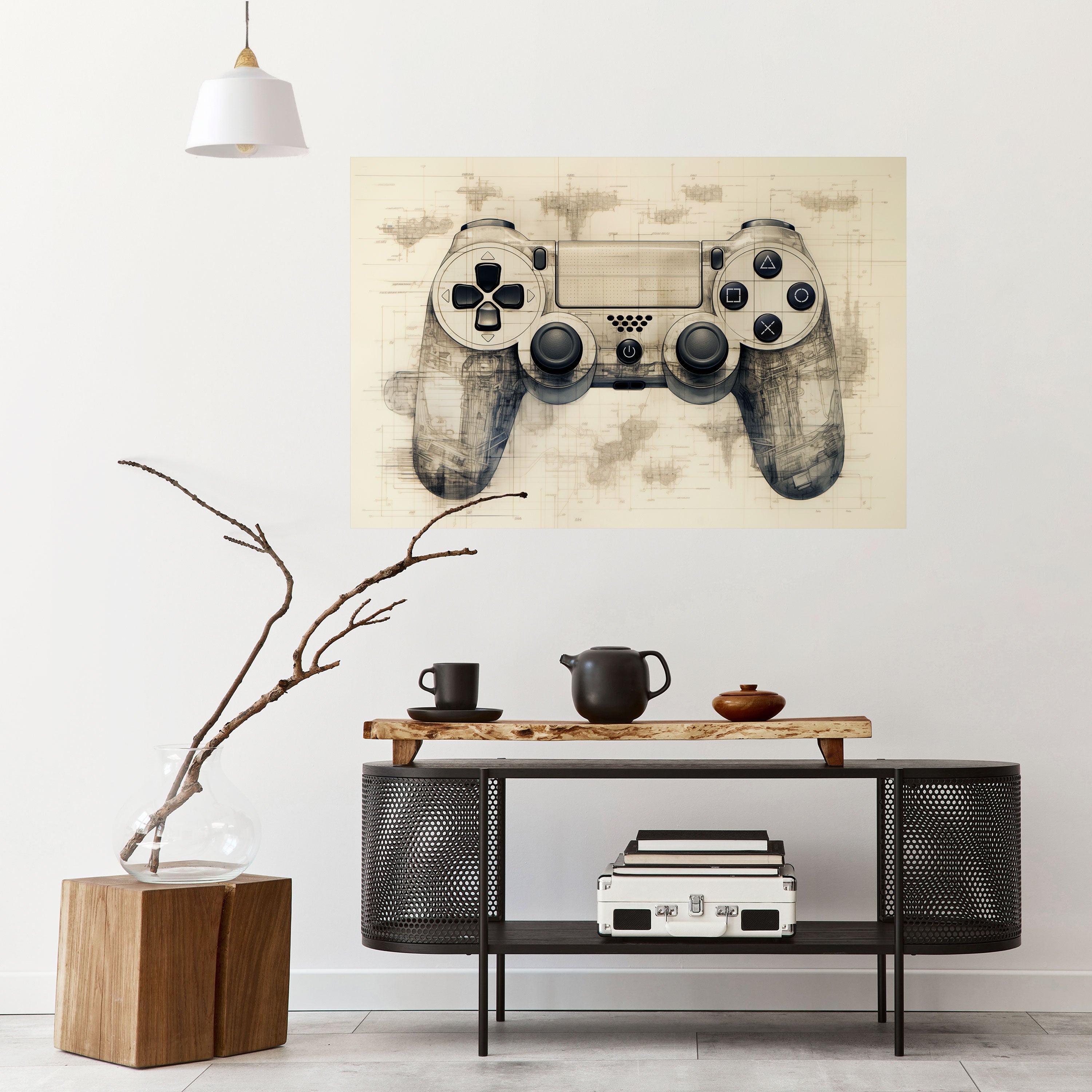 QUANTUM QUEST PAD Poster Horizontal Autocolante