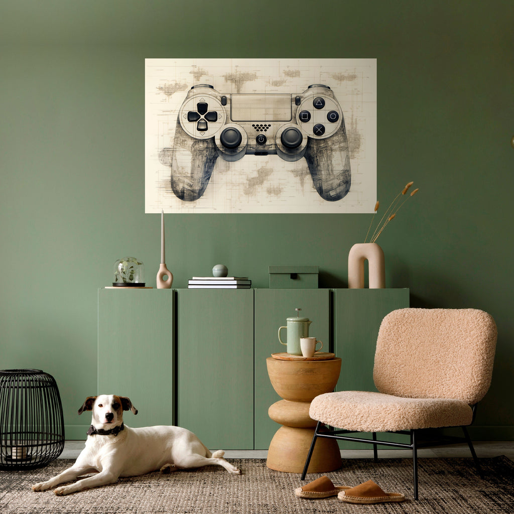 QUANTUM QUEST PAD Poster Horizontal Autocolante