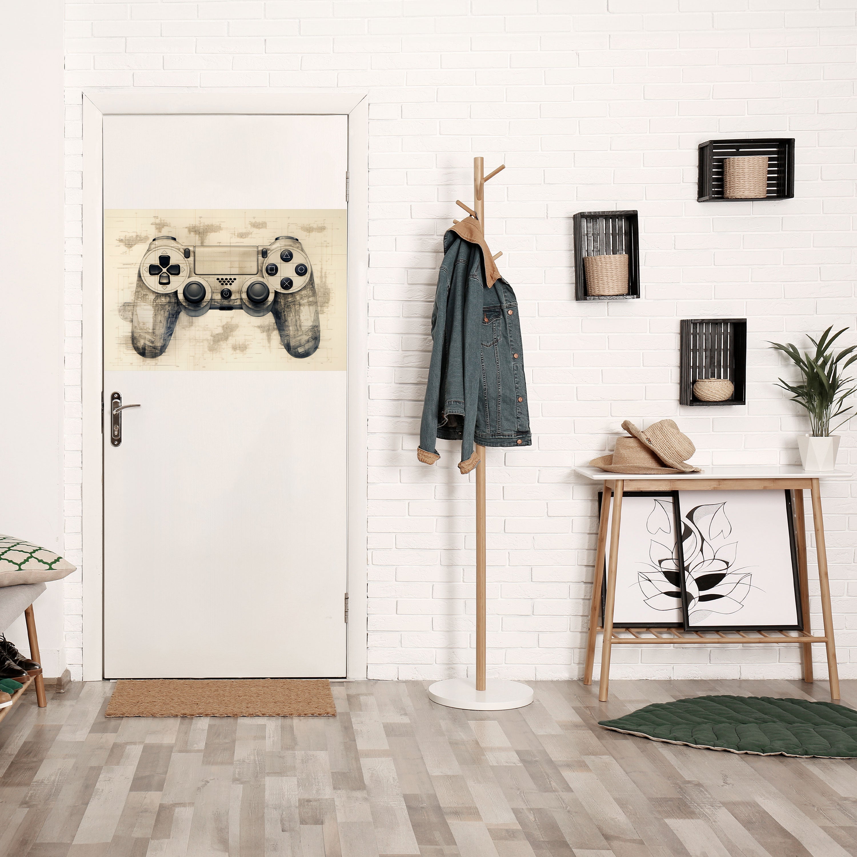 QUANTUM QUEST PAD Poster Horizontal Autocolante