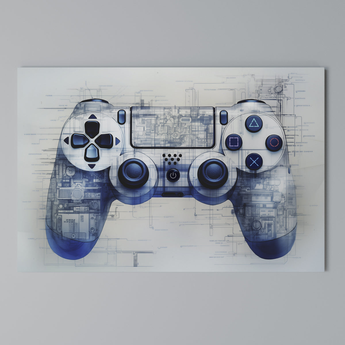 CYBER SCAPE PAD Horizontal Canvas Print