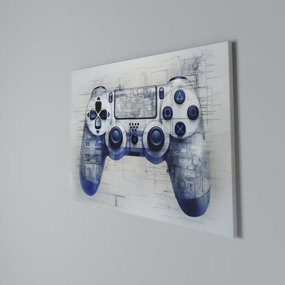 CYBER SCAPE PAD Horizontal Canvas Print