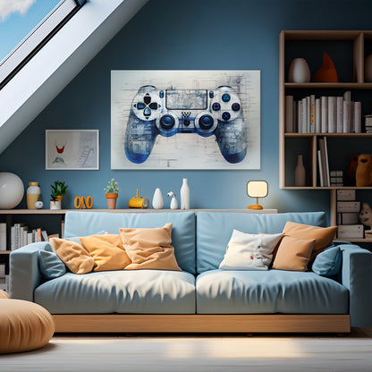 CYBER SCAPE PAD Horizontal Canvas Print