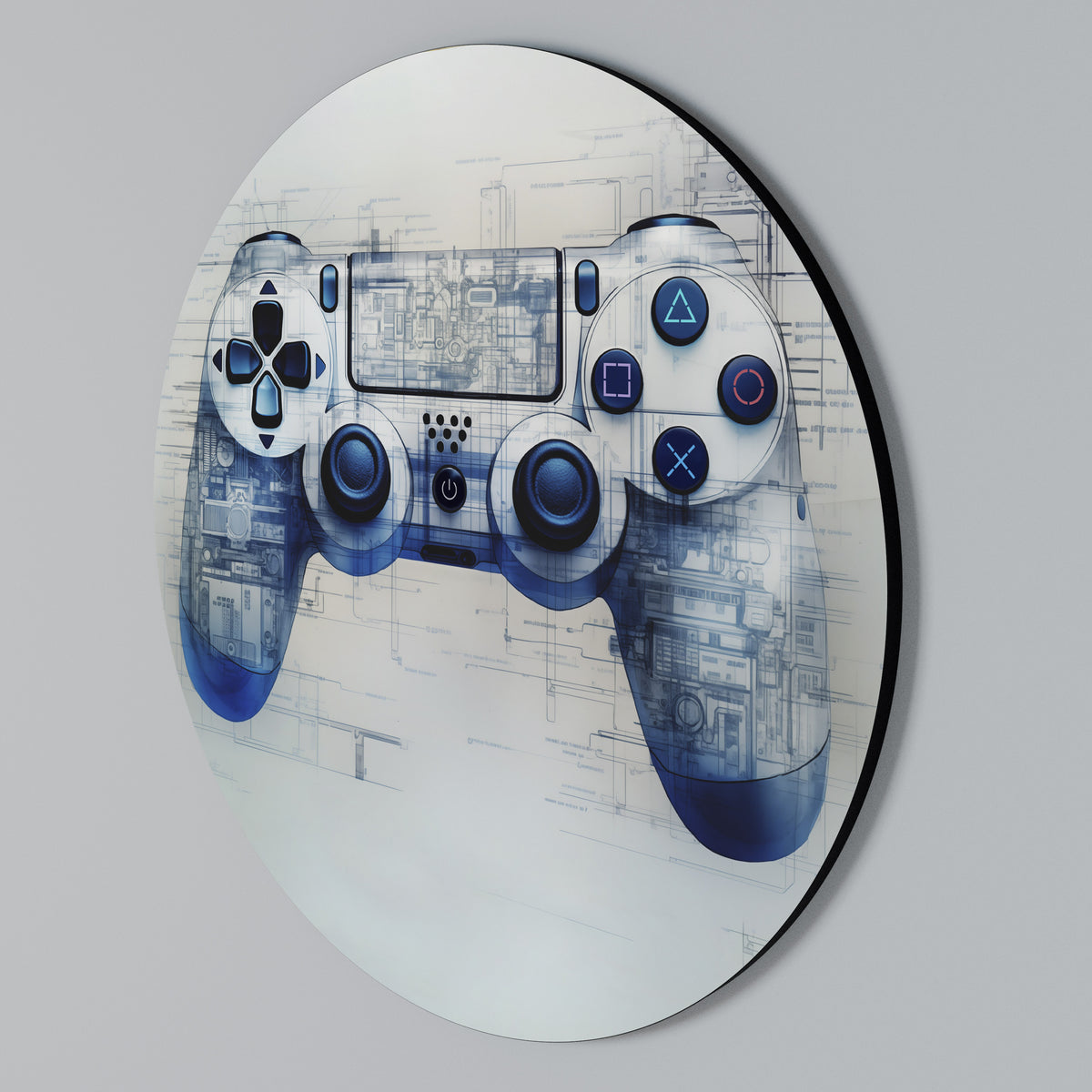 CYBER SCAPE PAD Arte de Parede Redonda