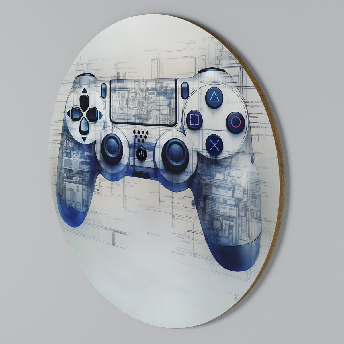 CYBER SCAPE PAD Arte de Parede Redonda