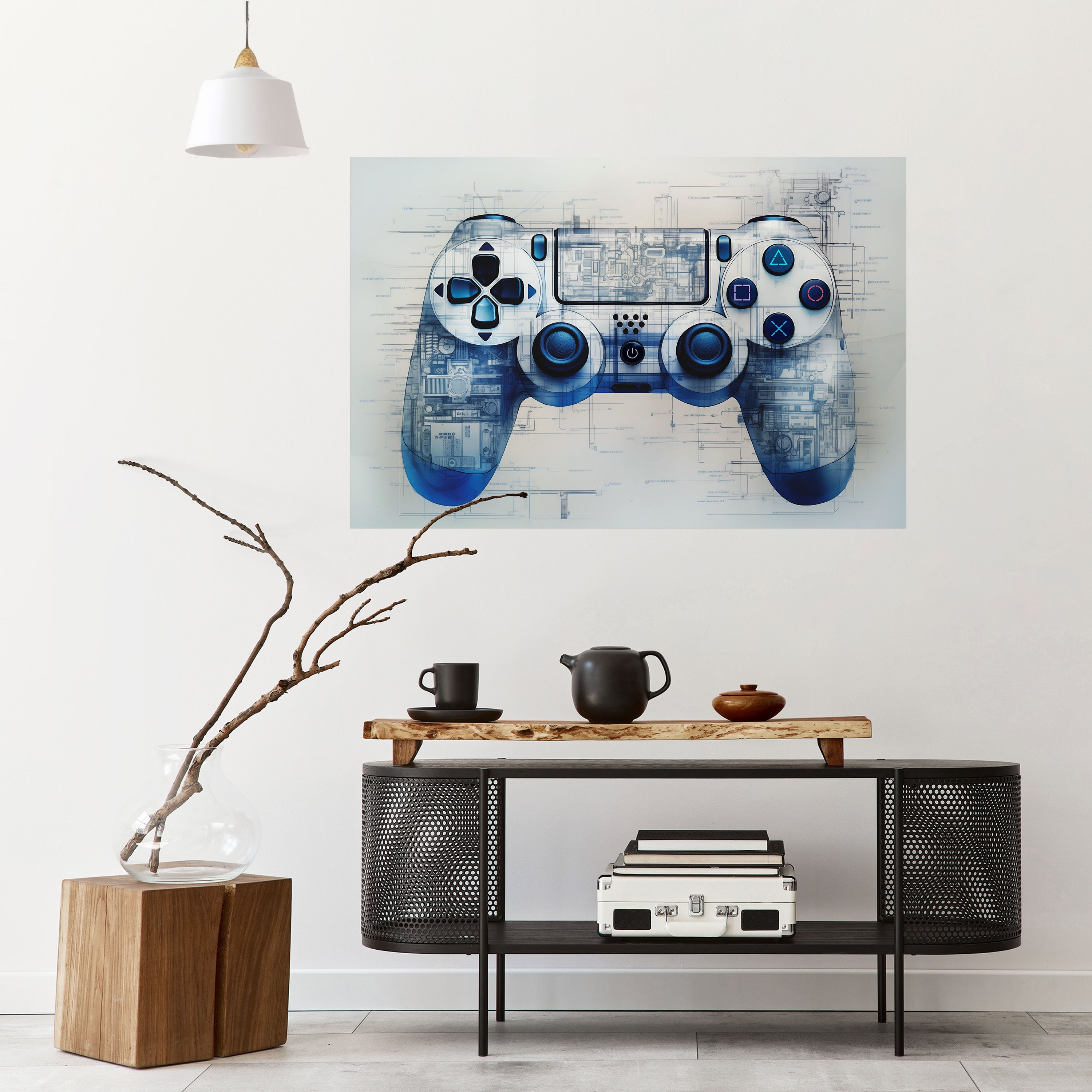 CYBER SCAPE PAD Poster Horizontal Autocolante