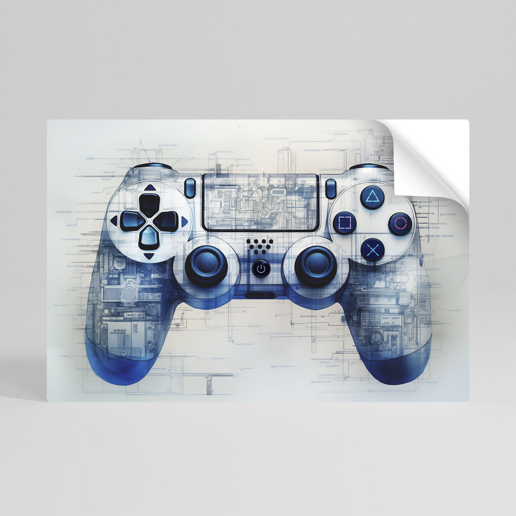 CYBER SCAPE PAD Poster Horizontal Autocolante