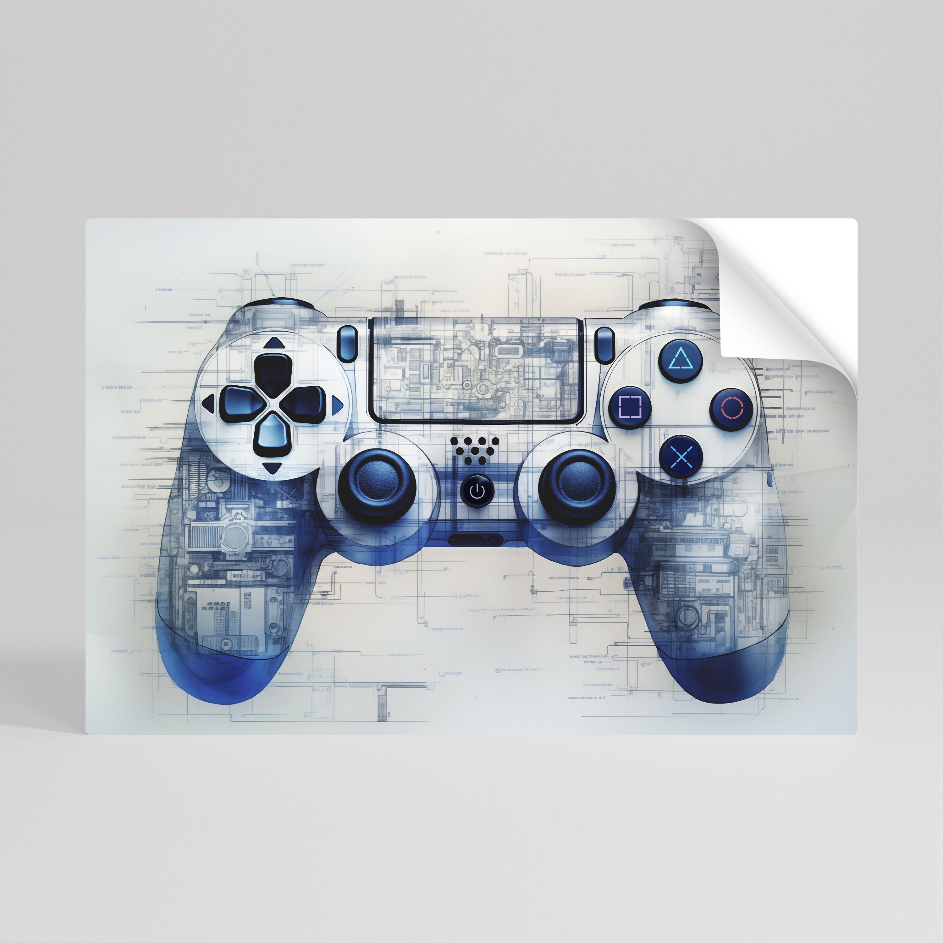 CYBER SCAPE PAD Poster Horizontal Autocolante