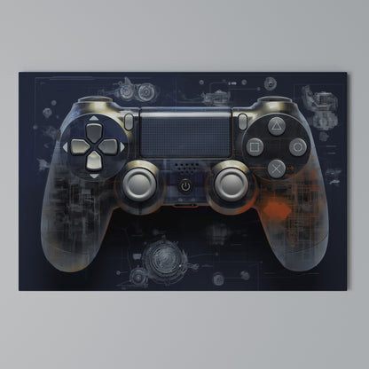 VIRTUAL VELOCITY PAD Horizontal Canvas Print