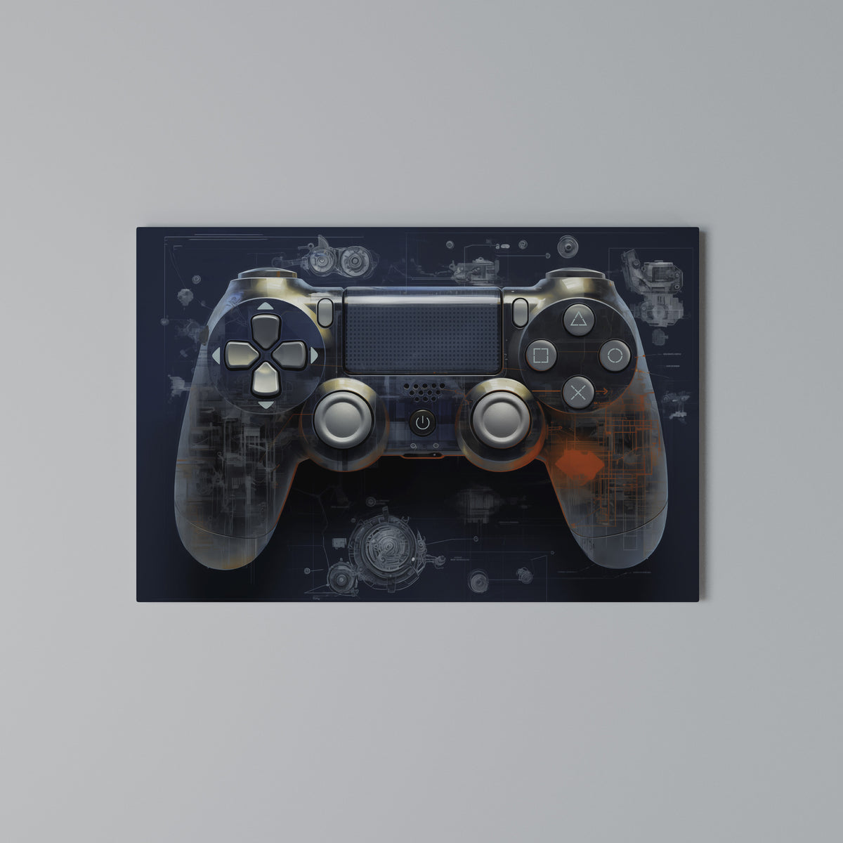 VIRTUAL VELOCITY PAD Horizontal Canvas Print