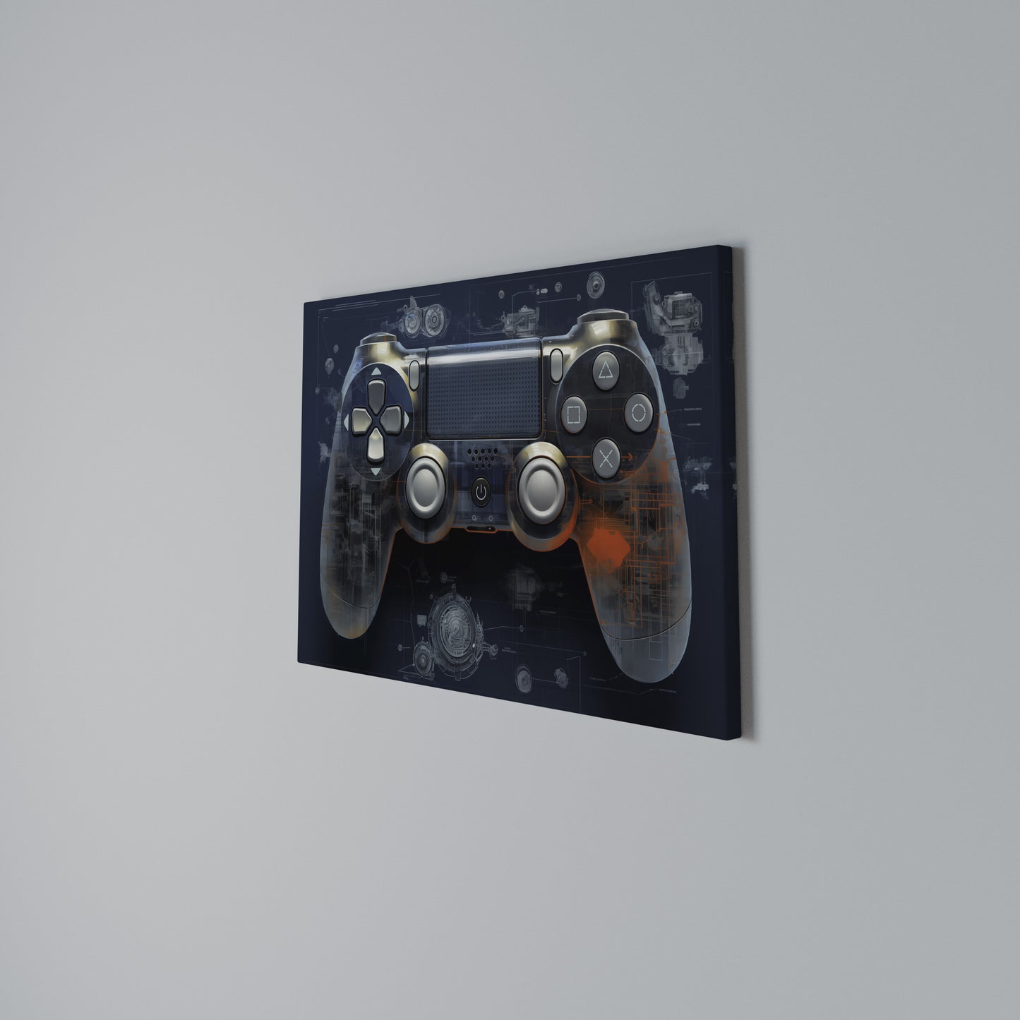 VIRTUAL VELOCITY PAD Horizontal Canvas Print