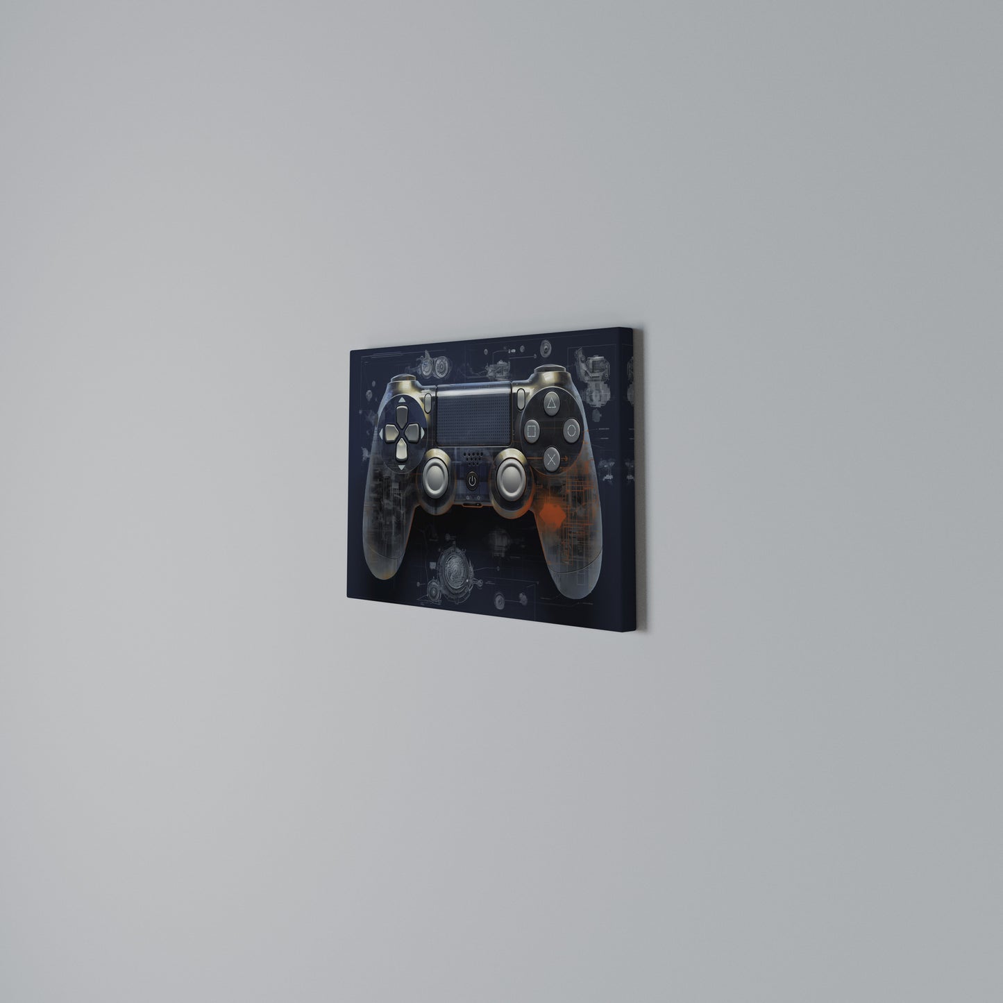 VIRTUAL VELOCITY PAD Horizontal Canvas Print