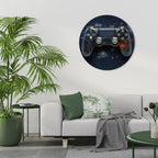 VIRTUAL VELOCITY PAD Round Wall Art