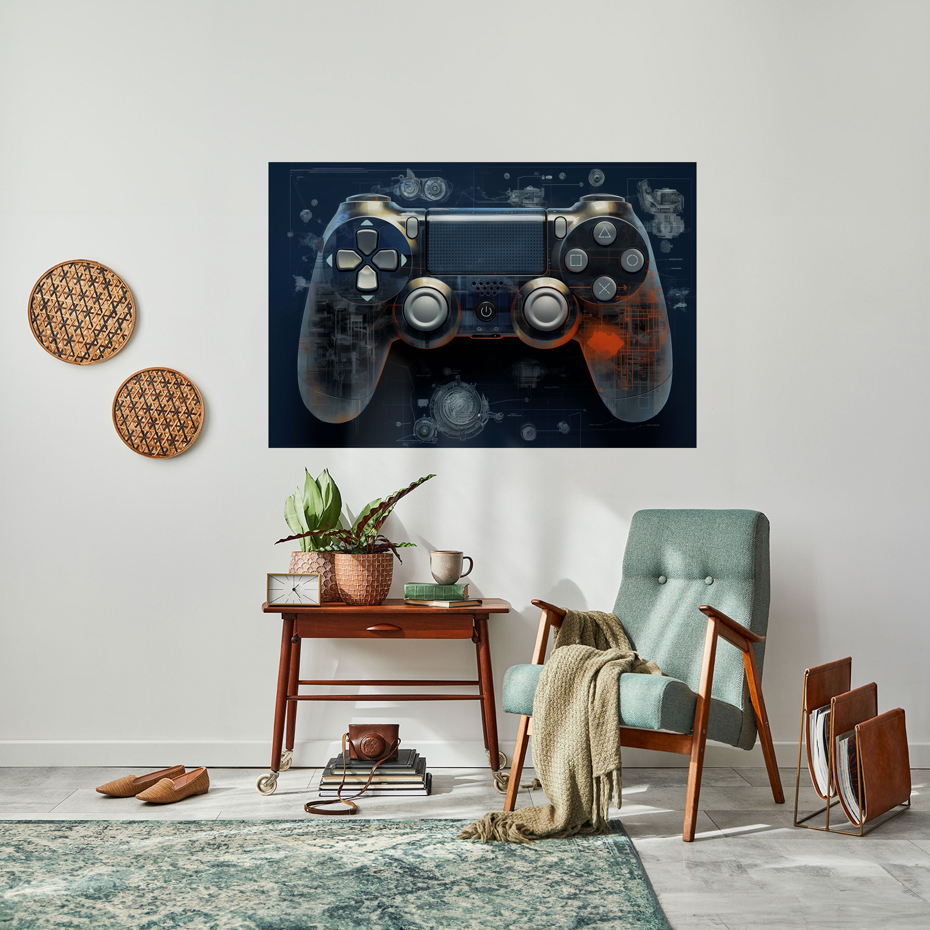 VIRTUAL VELOCITY PAD Poster Horizontal Autocolante