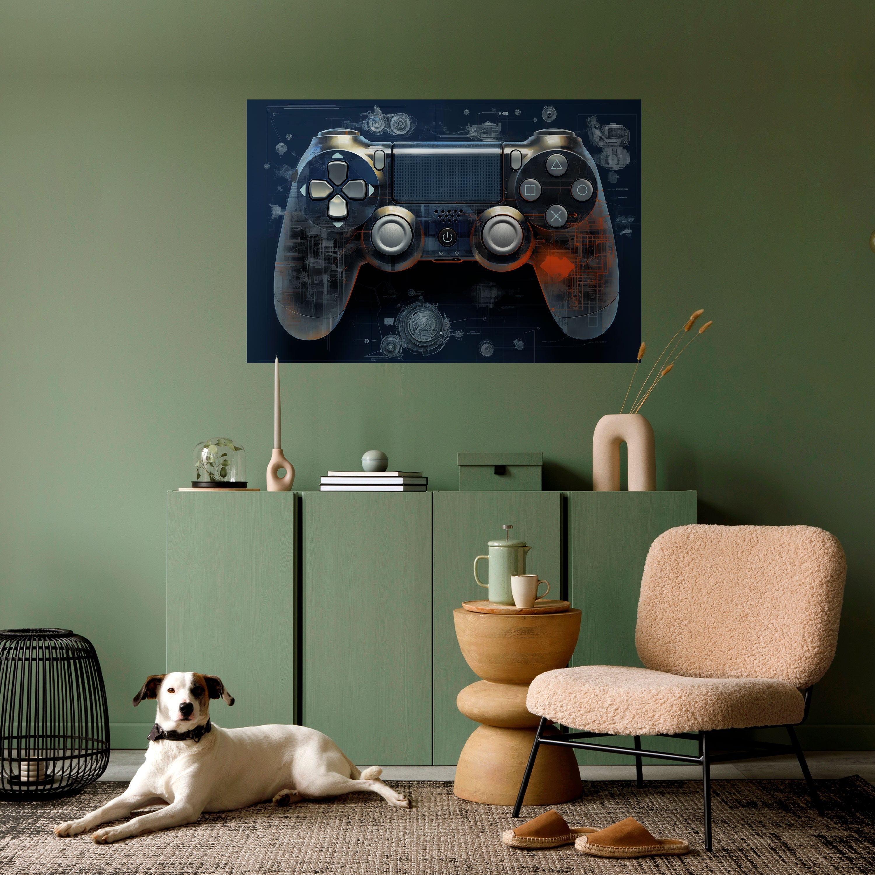 VIRTUAL VELOCITY PAD Poster Horizontal Autocolante