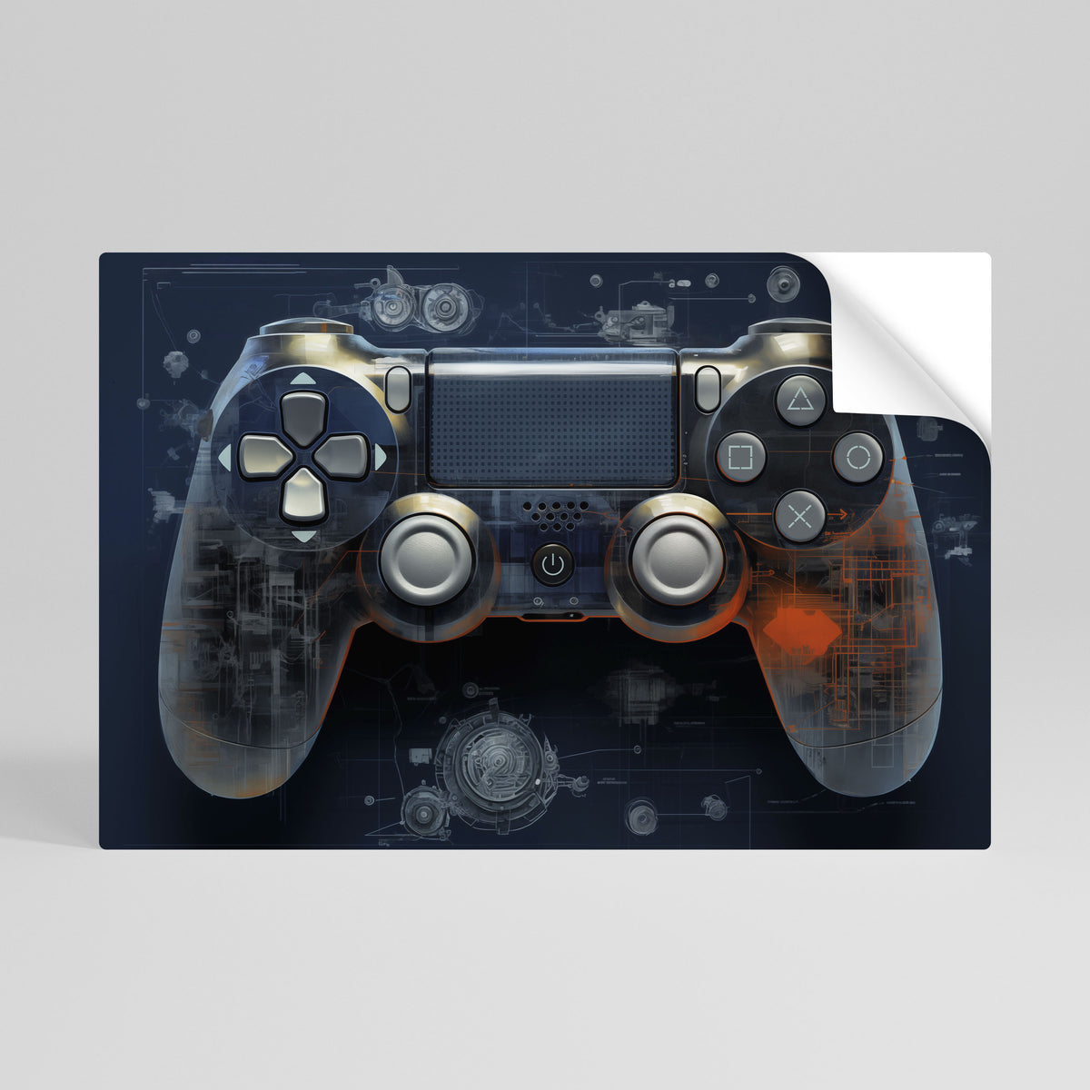 VIRTUAL VELOCITY PAD Póster Autocolante Horizontal