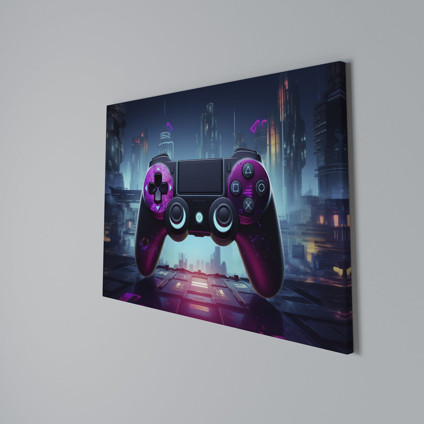 SYNTHWAVE PAD Horizontal Canvas Print