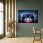 SYNTHWAVE PAD Poster Horizontal Autocolante