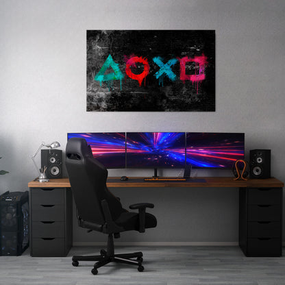 GAMER OUTLAWS Horizontal Canvas Print