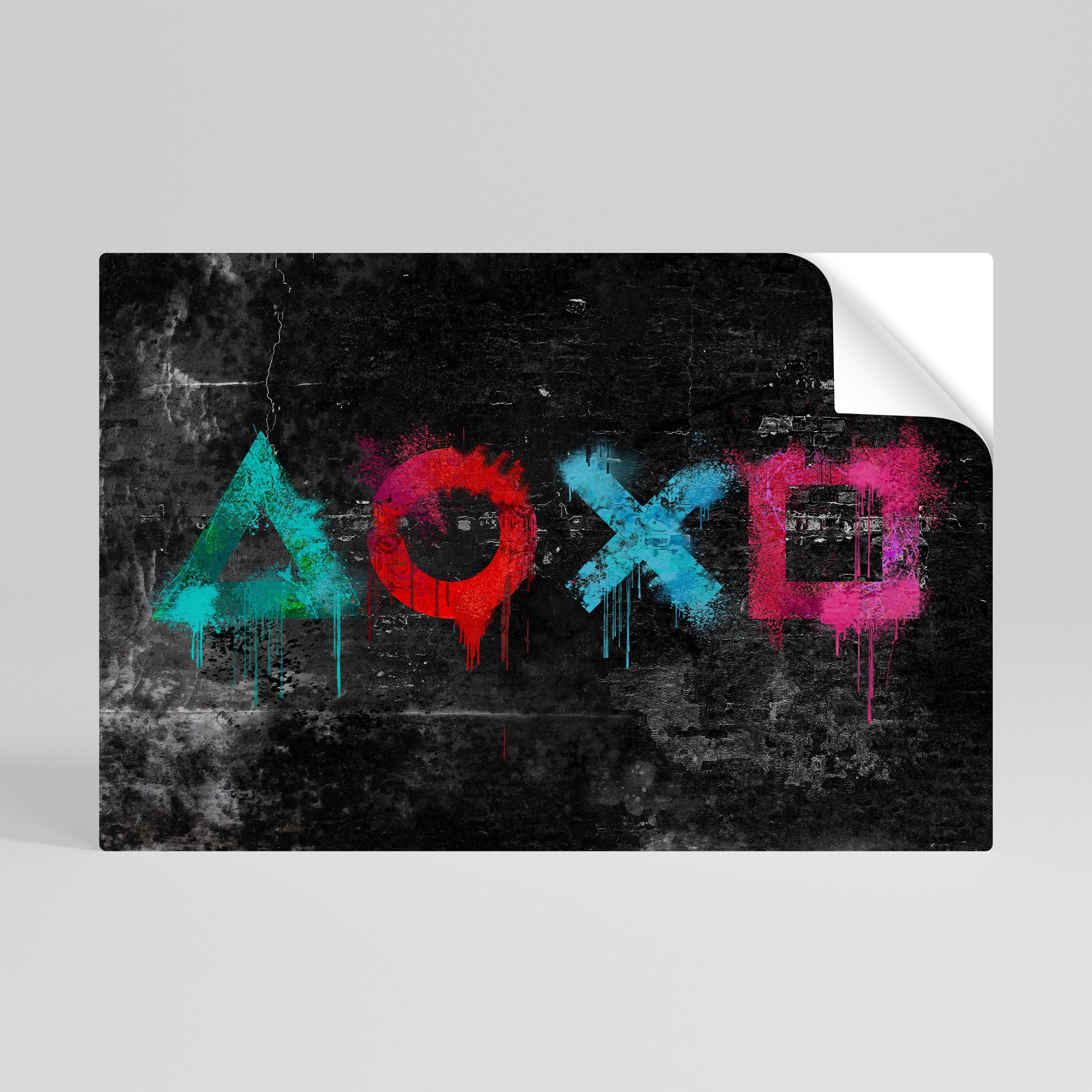 GAMER OUTLAWS Poster Horizontal Autocolante