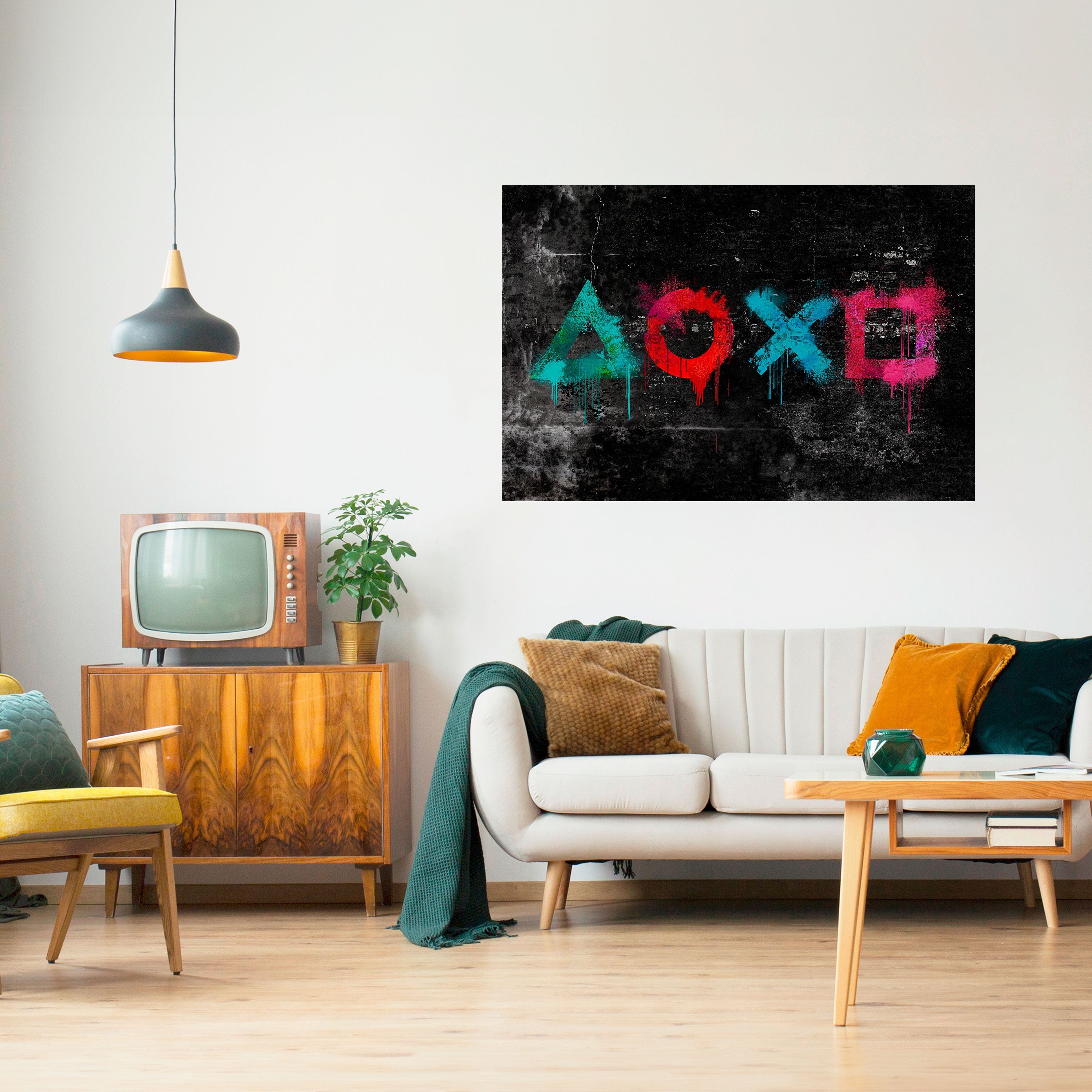 GAMER OUTLAWS Poster Horizontal Autocolante