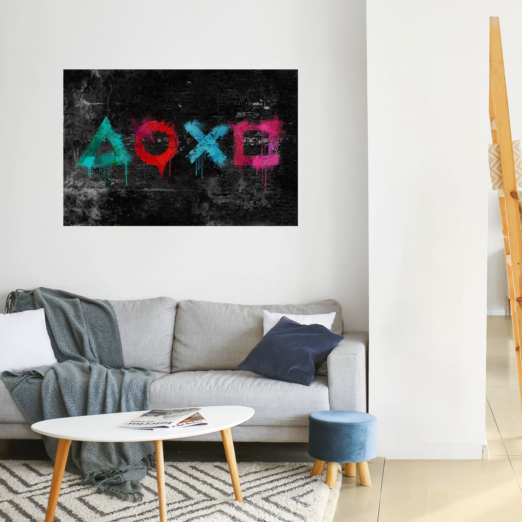 GAMER OUTLAWS Poster Horizontal Autocolante