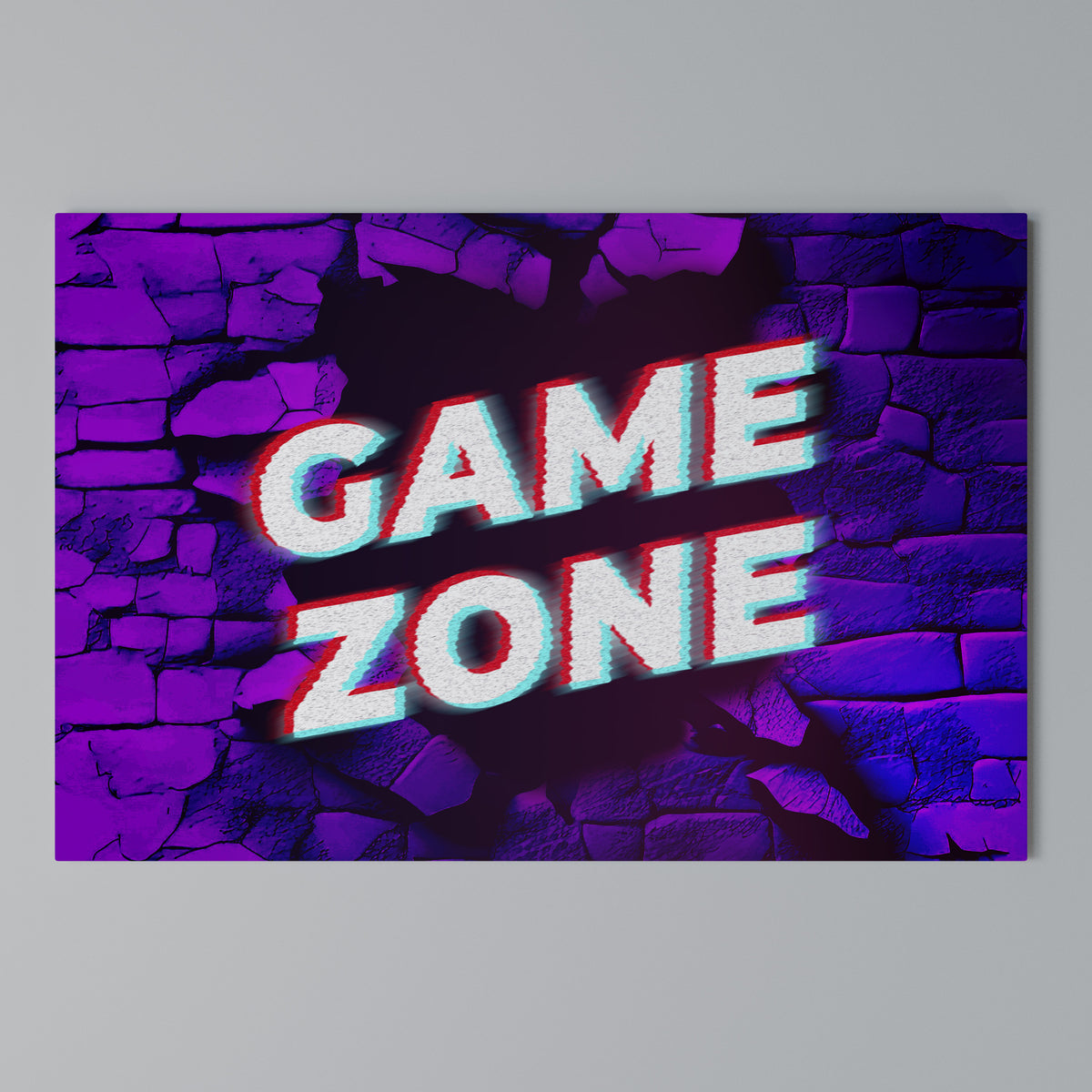 LUMINOUS GAME ZONE Horizontal Canvas Print