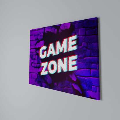 LUMINOUS GAME ZONE Horizontal Canvas Print