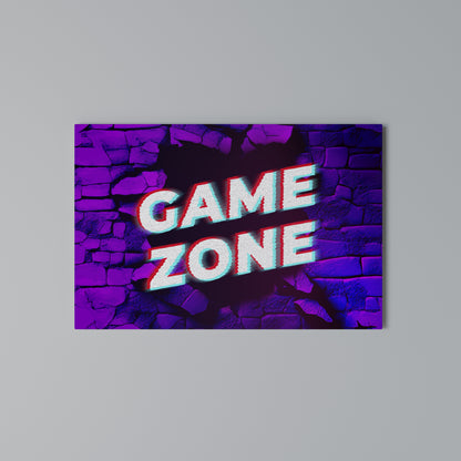 LUMINOUS GAME ZONE Horizontal Canvas Print