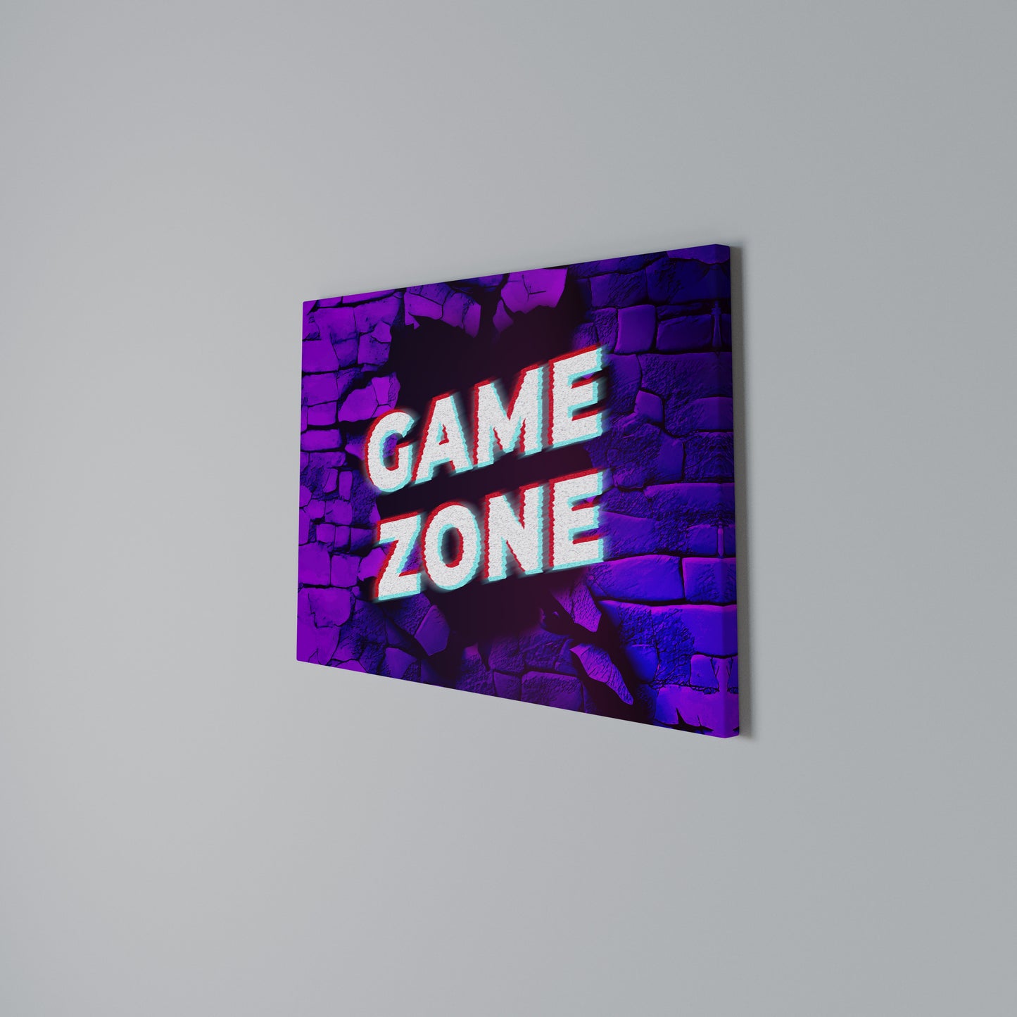 LUMINOUS GAME ZONE Horizontal Canvas Print