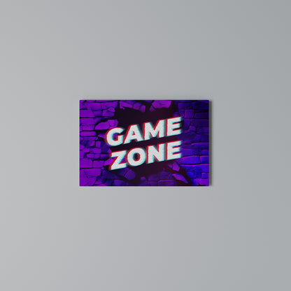 LUMINOUS GAME ZONE Horizontal Canvas Print