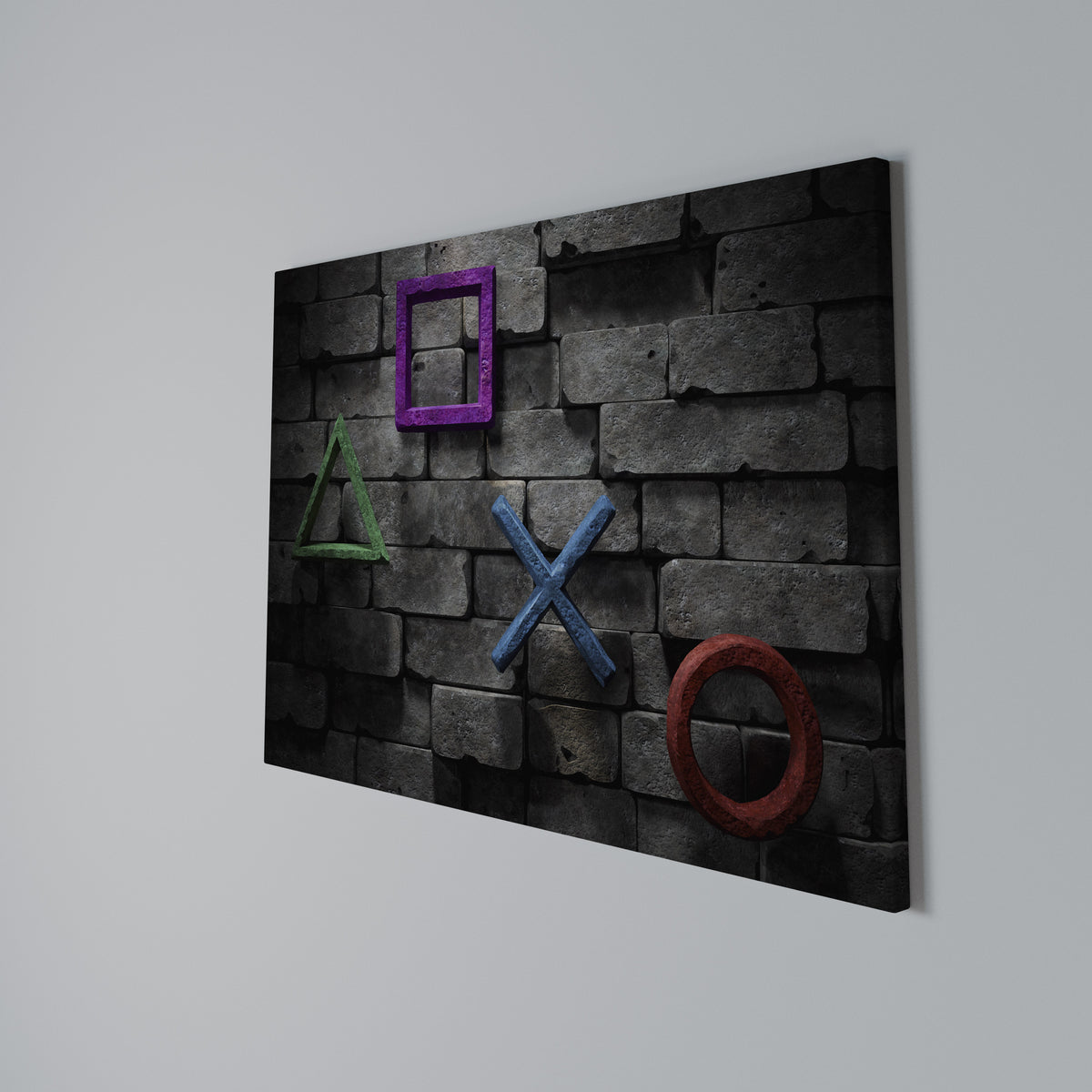 UNDERGOUND CONSOLE ICONS Horizontal Canvas Print
