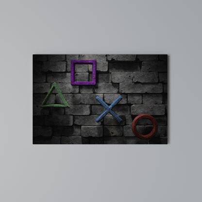 UNDERGOUND CONSOLE ICONS Horizontal Canvas Print