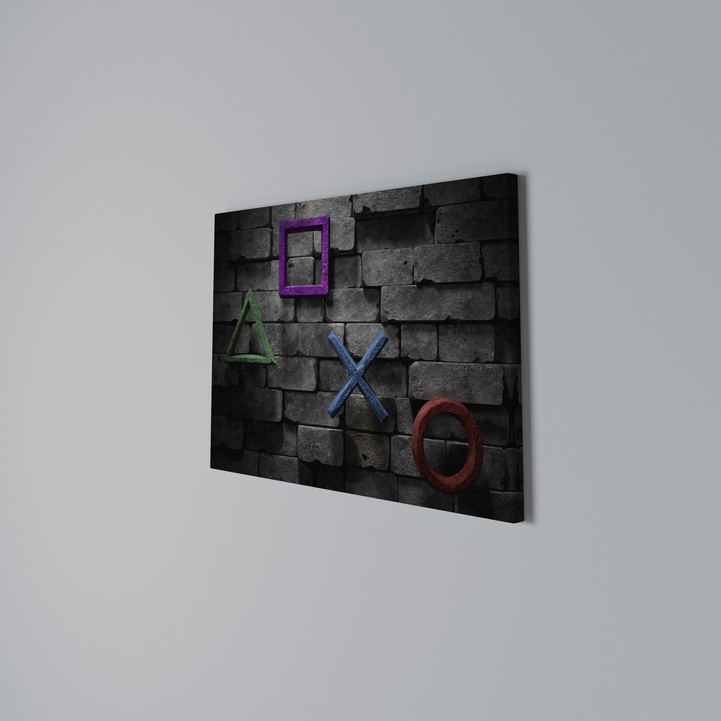 UNDERGOUND CONSOLE ICONS Horizontal Canvas Print
