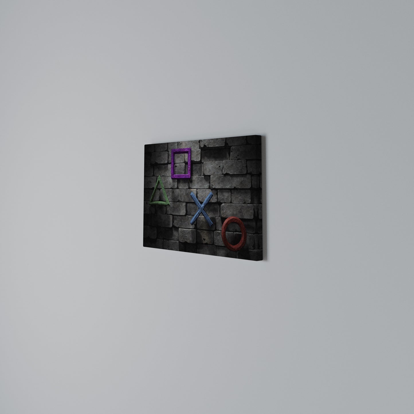 UNDERGOUND CONSOLE ICONS Horizontal Canvas Print