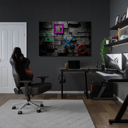UNDERGOUND CONSOLE ICONS Horizontal Canvas Print
