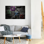 UNDERGOUND CONSOLE ICONS Peel and Stick Horizontal Poster