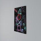 UPRISING NEON ICONS Vertical Canvas Print