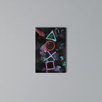 UPRISING NEON ICONS Vertical Canvas Print