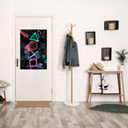 UPRISING NEON ICONS Peel and Stick Vertical Poster