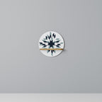 DAWN MOSAIC Prateleira Redonda Decorativa em Efeito Carvalho