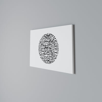 LUNAR LOOM Horizontal Canvas Print
